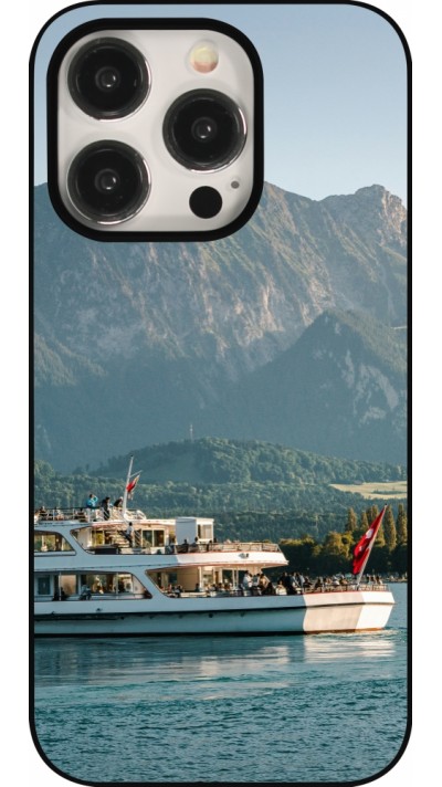 iPhone 15 Pro Case Hülle -  Nationalfeiertag Schweiz Bateau Leman