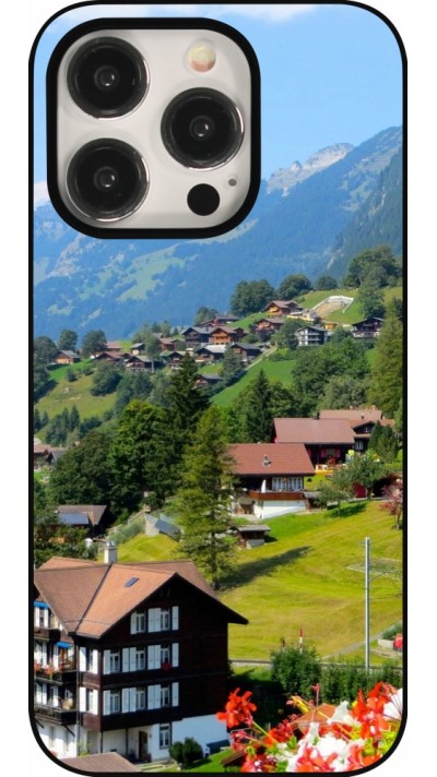 iPhone 15 Pro Case Hülle -  Nationalfeiertag Schweiz Landschaft