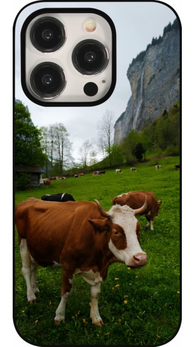 iPhone 15 Pro Case Hülle -  Nationalfeiertag Schweiz Kühe