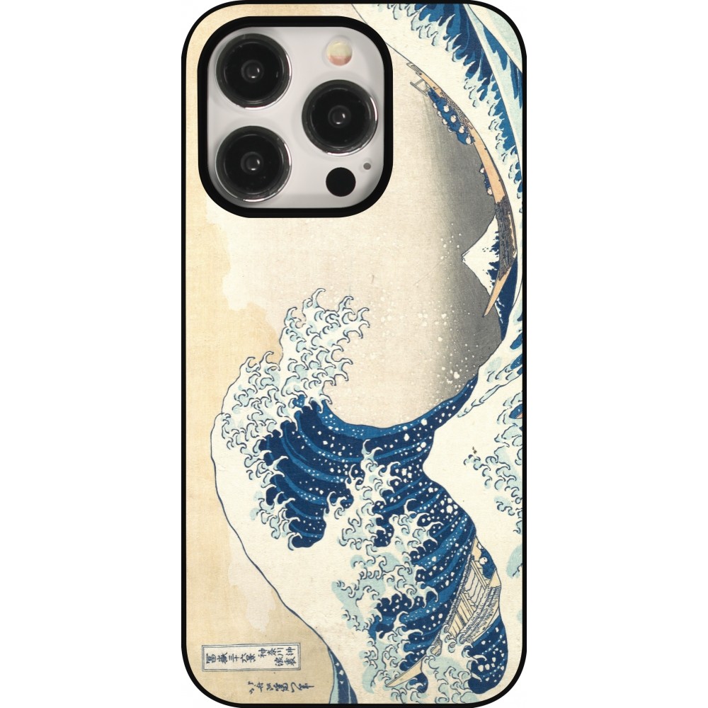 iPhone 15 Pro Case Hülle - Kunstbild - Die große Welle vor Kanagawa - Hokusai