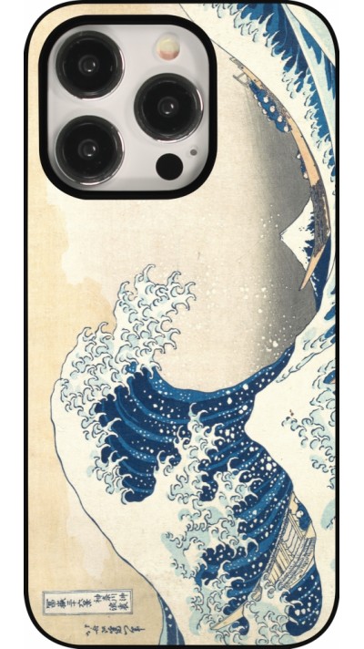 iPhone 15 Pro Case Hülle - Kunstbild - Die große Welle vor Kanagawa - Hokusai