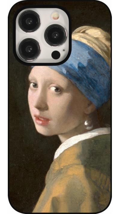 iPhone 15 Pro Case Hülle - Kunstbild - Das Mädchen mit dem Perlenohrring - Jan Vermeer