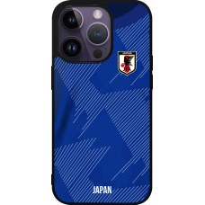 iPhone 15 Pro Case Hülle - Silikon schwarz Japan 2022 personalisierbares Fussballtrikot