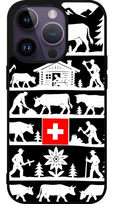 iPhone 15 Pro Case Hülle - Silikon schwarz Poya Schweiz 1 schwarz