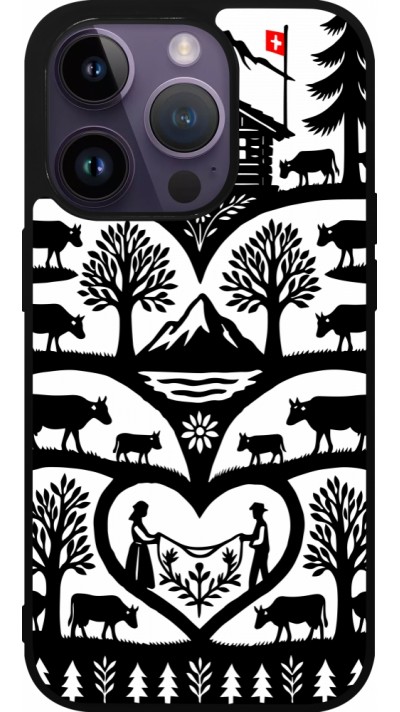 iPhone 15 Pro Case Hülle - Silikon schwarz Poya Schweiz 2
