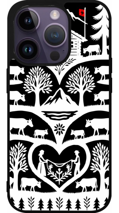 iPhone 15 Pro Case Hülle - Silikon schwarz Poya Schweiz 2 schwarz