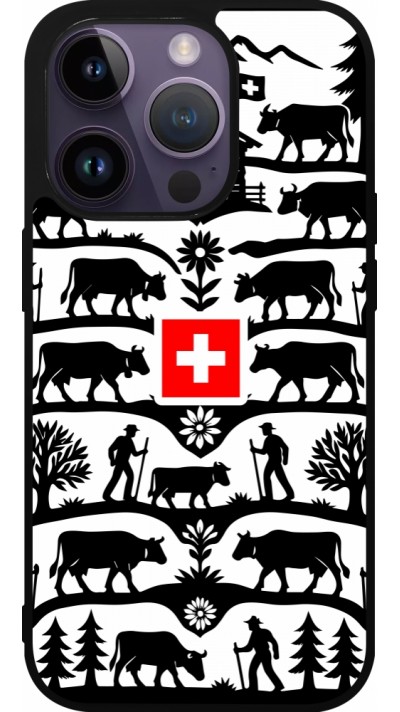 iPhone 15 Pro Case Hülle - Silikon schwarz Poya Schweiz 3