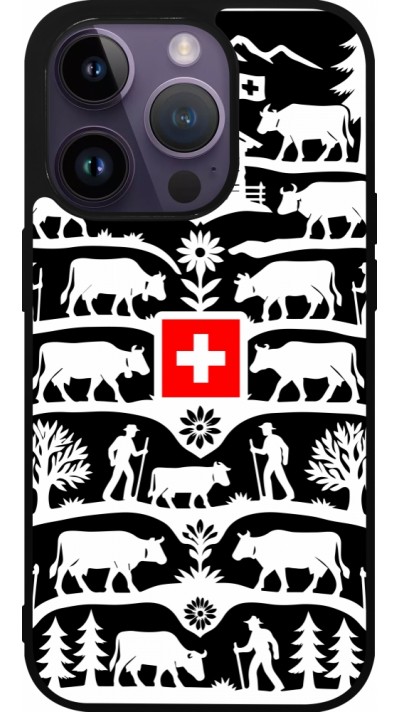 iPhone 15 Pro Case Hülle - Silikon schwarz Poya Schweiz 3 schwarz