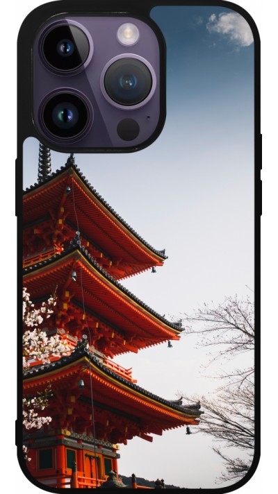 iPhone 15 Pro Case Hülle - Silikon schwarz Spring 23 Japan