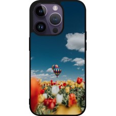 iPhone 15 Pro Case Hülle - Silikon schwarz Hot air balloon Spring 2026