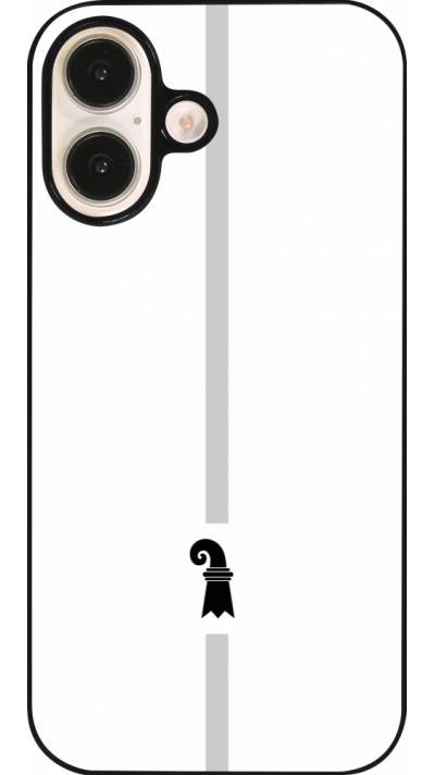 iPhone 16 Case Hülle - Kanton BS weiss