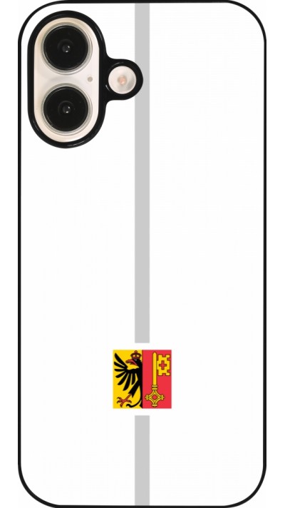 iPhone 16 Case Hülle - Kanton GE weiss