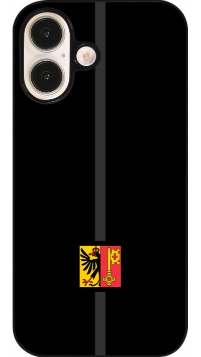iPhone 16 Case Hülle - Kanton GE schwarz