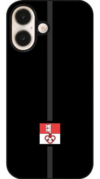 iPhone 16 Case Hülle - Kanton OW schwarz