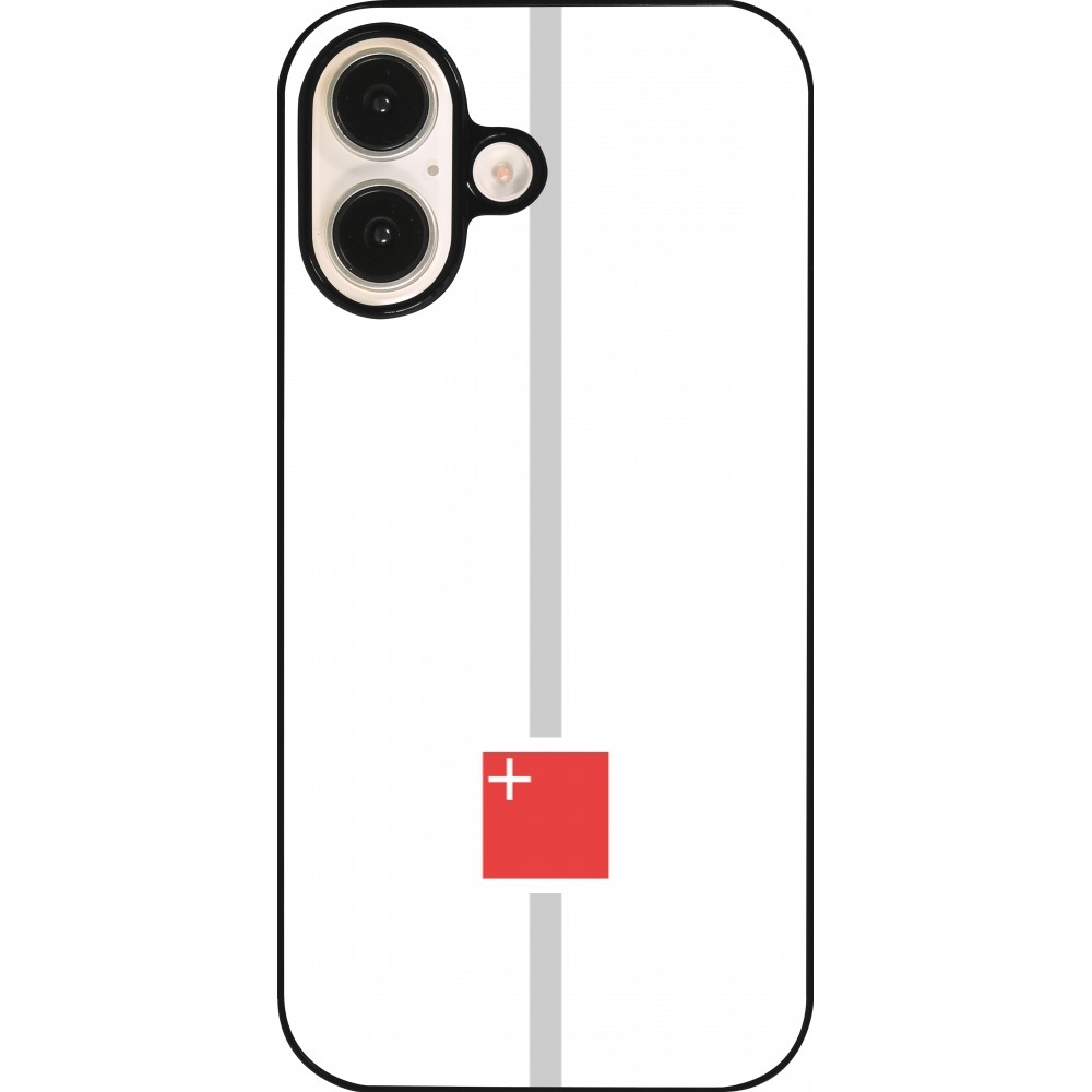 iPhone 16 Case Hülle - Kanton SZ weiss