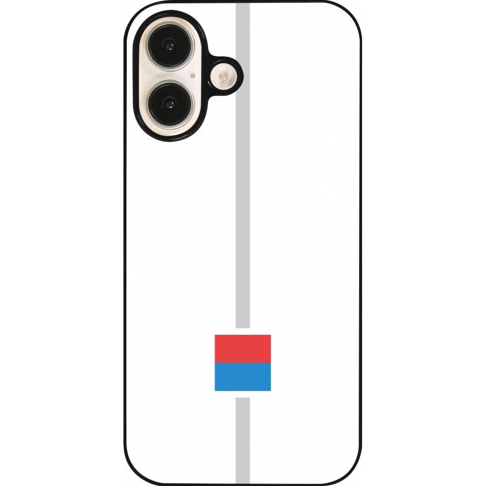 iPhone 16 Case Hülle - Kanton TI weiss