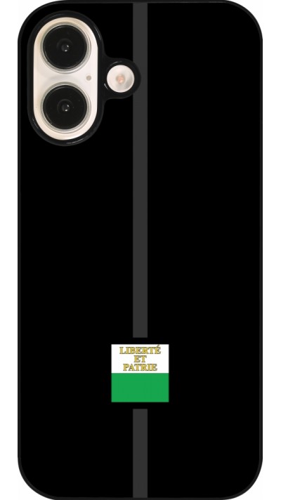iPhone 16 Case Hülle - Kanton VD schwarz