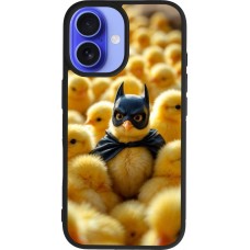 iPhone 16 Case Hülle - Silikon schwarz Easter 2026 Chicken Batman