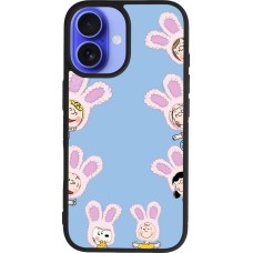 iPhone 16 Case Hülle - Silikon schwarz Easter 2026 Snoopy