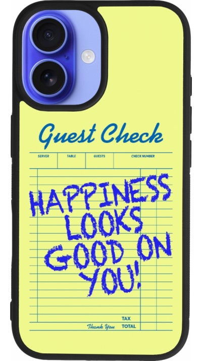 iPhone 16 Case Hülle - Silikon schwarz Guest check 2026