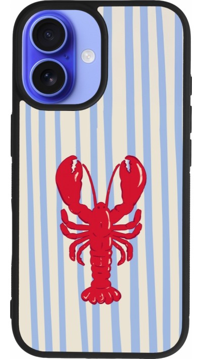 iPhone 16 Case Hülle - Silikon schwarz Red lobster 2026