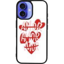 iPhone 16 Case Hülle - Silikon schwarz Saint Valentines Day 26 Amor