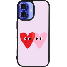 iPhone 16 Case Hülle - Silikon schwarz Saint Valentines Day 26 Heart
