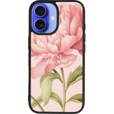 iPhone 16 Case Hülle - Silikon schwarz Just Bloom 2026