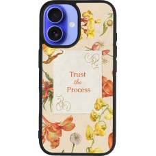 iPhone 16 Case Hülle - Silikon schwarz Trust the process Spring 2026