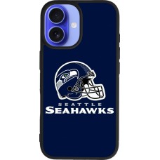 iPhone 16 Case Hülle - Silikon schwarz Super Bowl 26 Seattle 3