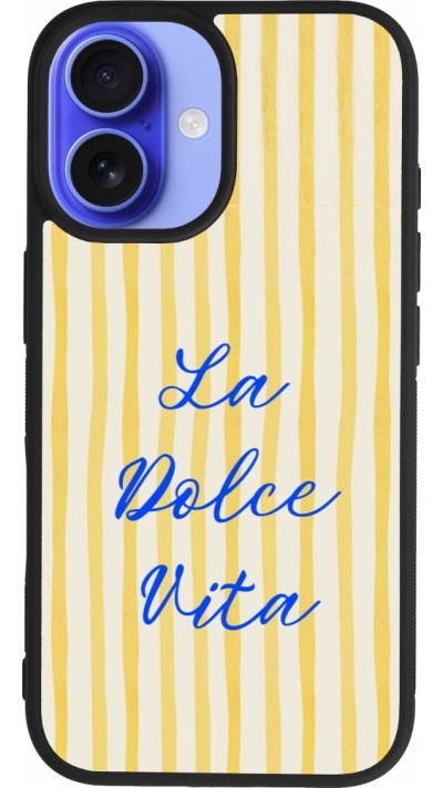 iPhone 16 Case Hülle - Silikon schwarz The good life 2026