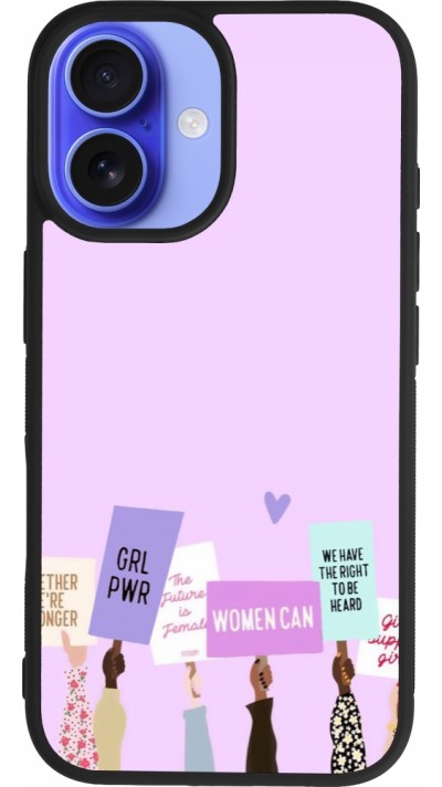 iPhone 16 Case Hülle - Silikon schwarz Womens day 2026 9