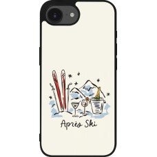 Coque iPhone 17e / 16e - Silicone rigide noir After the sky 2026