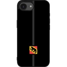 Coque iPhone 16e - Silicone rigide noir Canton BE noir