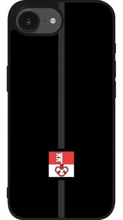 iPhone 16e Case Hülle - Silikon schwarz Kanton OW schwarz