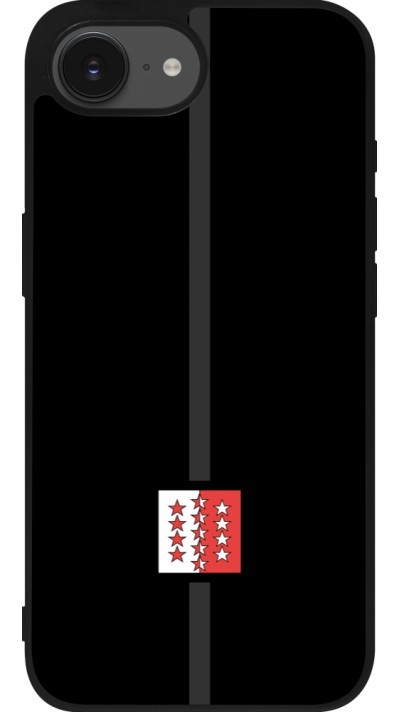iPhone 16e Case Hülle - Silikon schwarz Kanton VS schwarz