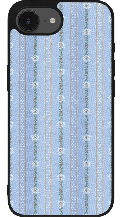 iPhone 16e Case Hülle - Silikon schwarz Edelweiss