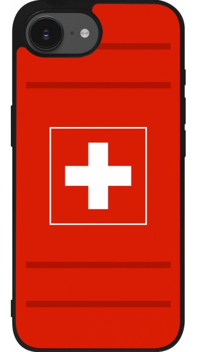 iPhone 16e Case Hülle - Silikon schwarz Euro 2020 Switzerland