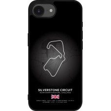 iPhone 16e Case Hülle - Silikon schwarz F1 Track 2025 Great Britan