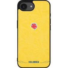 iPhone 17e / 16e Case Hülle - Silikon schwarz Kolumbien 2026 personalisierbares Fussballtrikot
