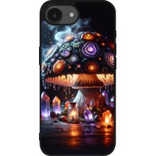 iPhone 16e Case Hülle - Silikon schwarz Halloween Zaubertrank Magie