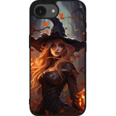 iPhone 16e Case Hülle - Silikon schwarz Halloween 2024 sexy witch