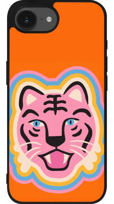 iPhone 16e Case Hülle - Silikon schwarz Lion colors 2026