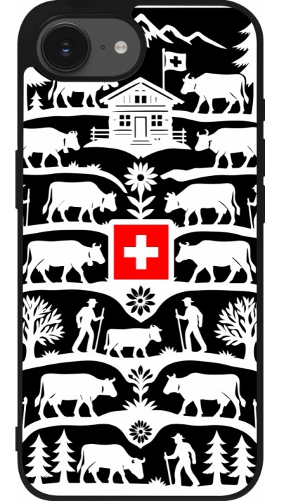 iPhone 16e Case Hülle - Silikon schwarz Poya Schweiz 3 schwarz