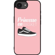 iPhone 16e Case Hülle - Silikon schwarz princesse en basket