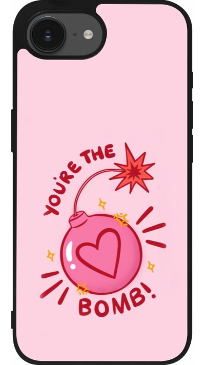 iPhone 16e Case Hülle - Silikon schwarz Saint Valentines Day 26 You are the bomb