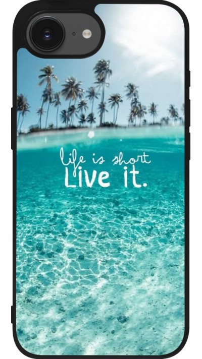 iPhone 16e Case Hülle - Silikon schwarz Summer 18 24