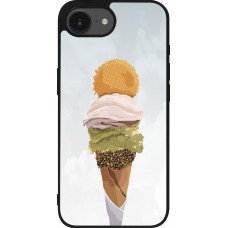 iPhone 16e Case Hülle - Silikon schwarz Summer 2025 Cornet