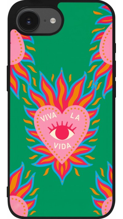 iPhone 16e Case Hülle - Silikon schwarz Viva la vida 2026