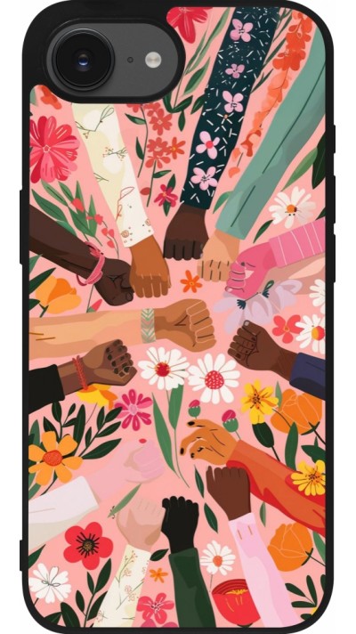 iPhone 16e Case Hülle - Silikon schwarz Womens day 2026 8